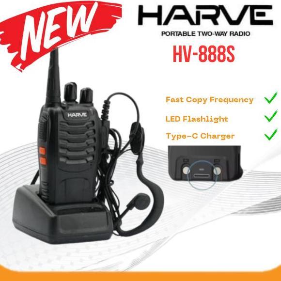 Handy Talky Harve HV-888s HT Harve 888s Single Band UHF