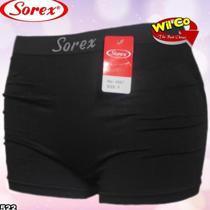 Murah K522 Sorex Celana Dalam Boxer Rajut Wanita Dewasa dan Remaja, Cd Boxer Wanita All size (bb 50 