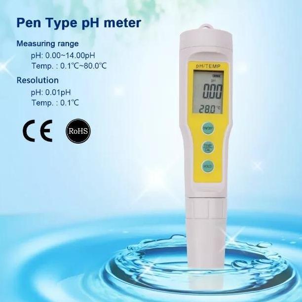 pH Meter Tester pH-3 Digital LCD Automatic Correction Aquarium Safe Pool Water Wine Urine Tester Ana