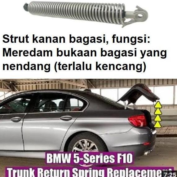 BMW F10 523i 520i 520d Shock Strut Kanan Per Kap Bagasi