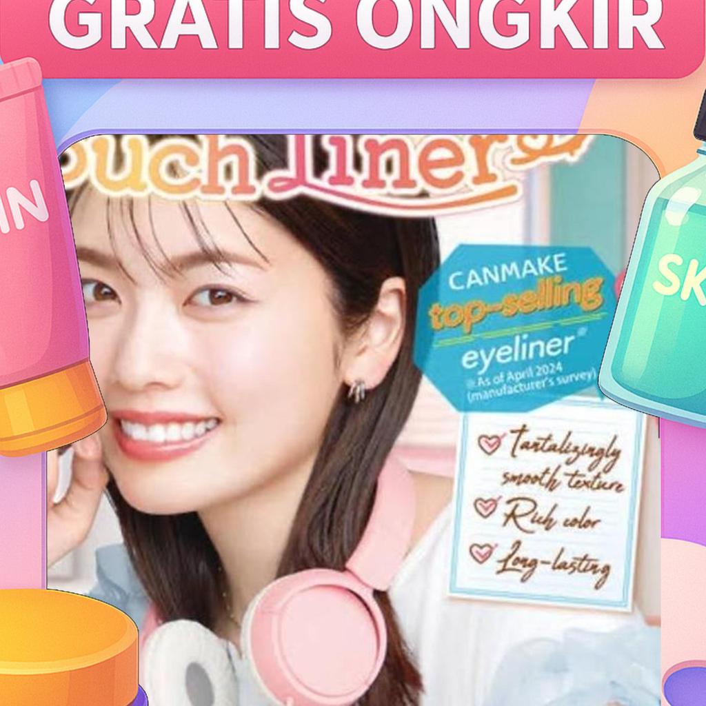 Eyeliner Waterproof Canmake Creamy Touch Gel Liner Pencil