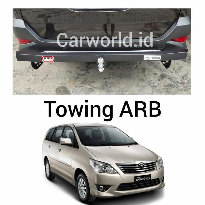 TERMURAH - Towing Bar Palang Bumper Besi Belakang ARB Innova 2004-2015