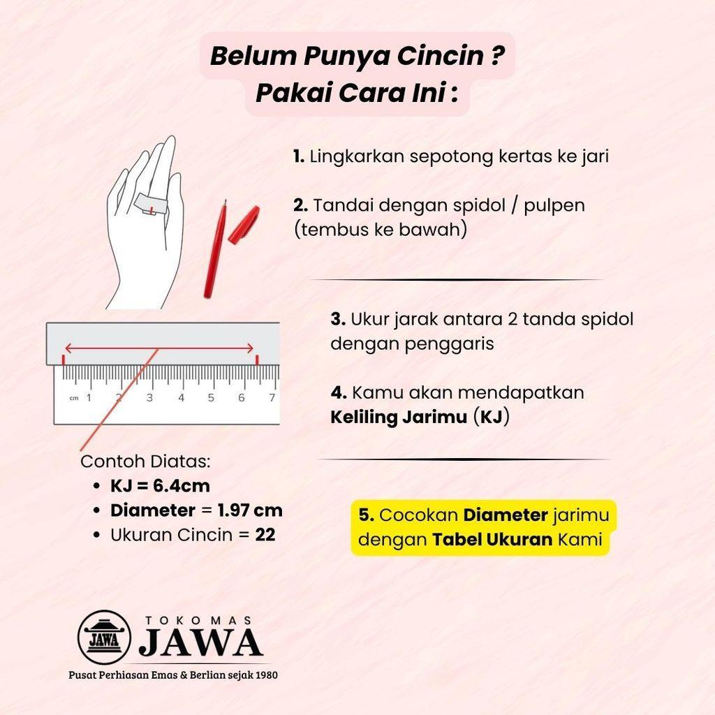 Cincin Tali Emas Ziva Kadar 10 Karat Toko Mas Jawa