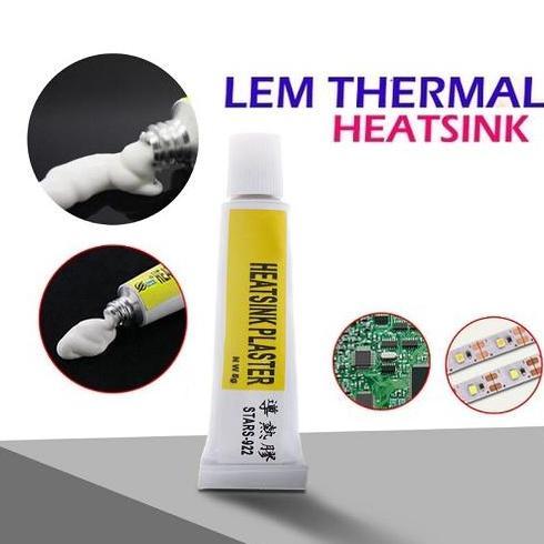 HEATSINK THERMAL CONDUCTIVE ADHESIVE COMPOUND GLUE LEM HEAT SINK GREASE HEATSINK PLASTER LED GPU CHI