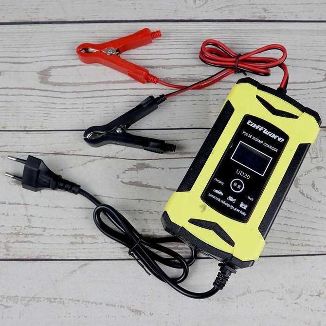 WODRUFT cas accu / Charger Aki motor dan Mobil 12V6A - UD20 anti over charging