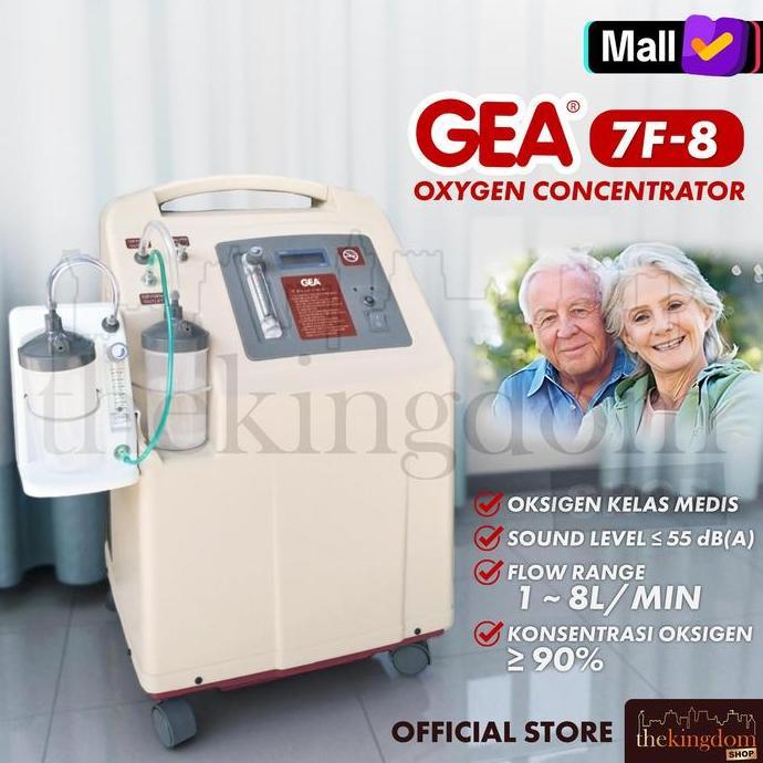 BEAM GEA 7F-8 Oxygen Concentrator Alat Bantu Pernapasan Oksigen Konsentrator