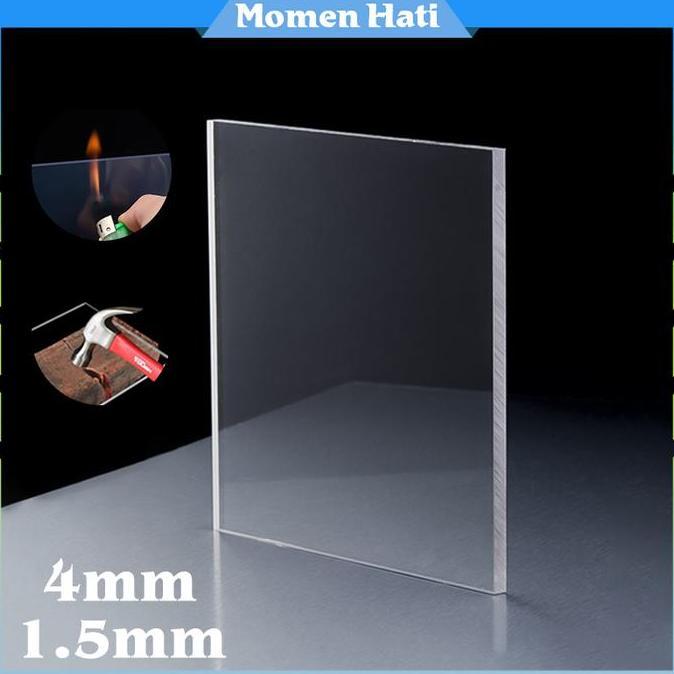 VEXANAF 1.5mm/4mm Atap Kanopi Polycarbonate Atap Transparan Anti Panas