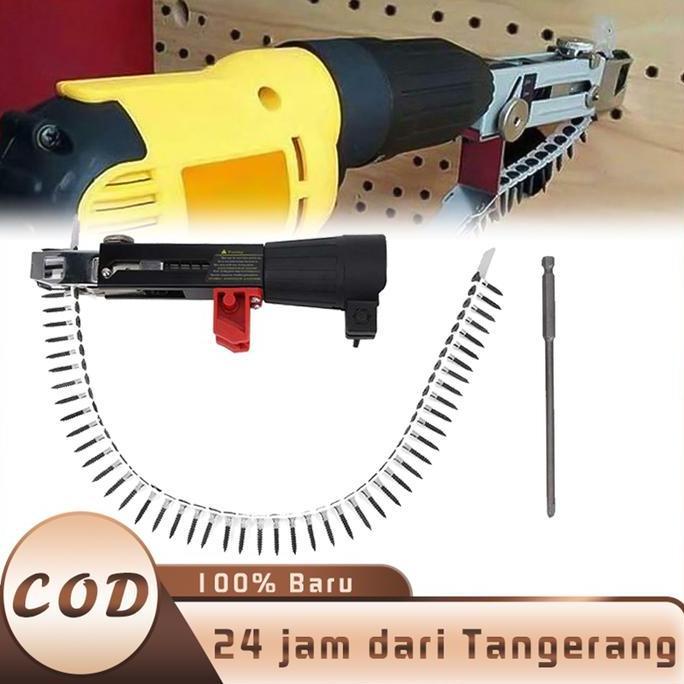 NUWAX Screw Gun Adaptor Screw Gun Chain Nailer Sekrup Adapter Otomatis