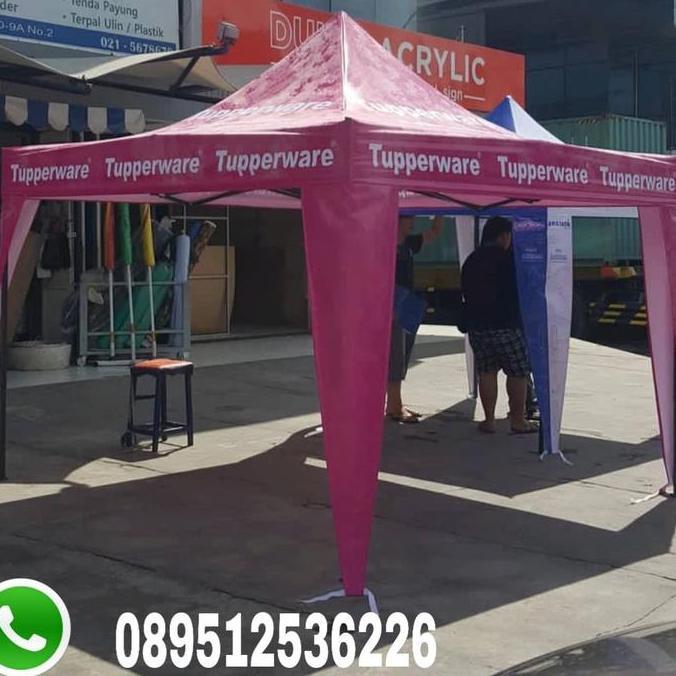 Terlaris Tenda Lipat 3X3 Branding Logo
