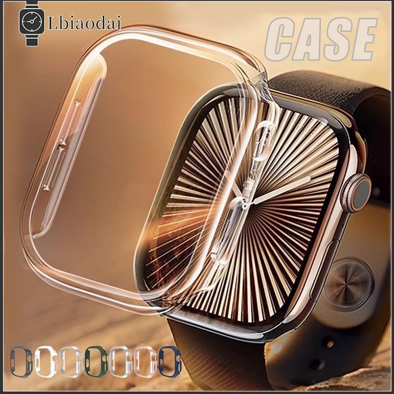 HOT Hard Bumper No Glass PC Case for Apple Watch SE 2 IWatch Series 10 9 8 7 6 5 4 3 2 1 Ultra 2 49m