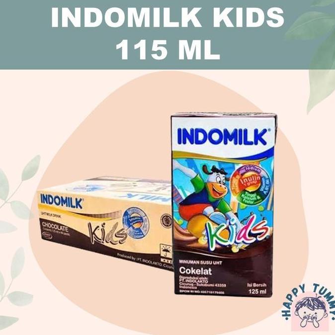 New- Indomilk Kids 115ml. susu UHT. DUS