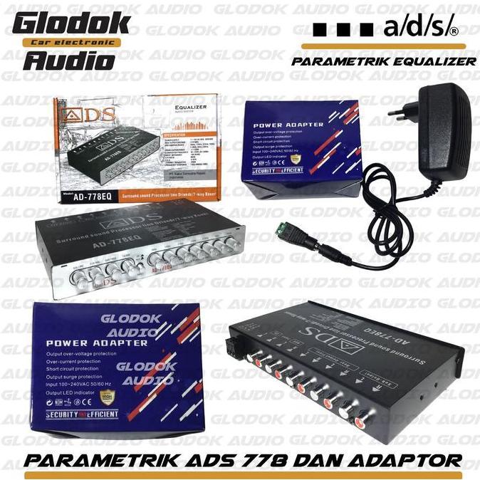 Ads Ad 778 Eq Parametrik Equalizer / Priem 7 Band Surround Sound Adaptor