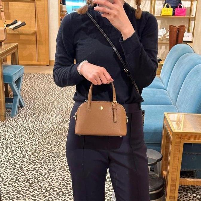 Tas Wanita Branded TB Emerson Dome Satchel Bag - Moose