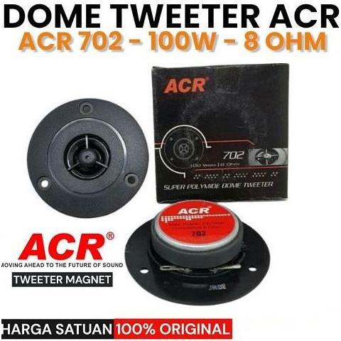 TWEETER ACR 701 TWITTER MAGNET - SUPER POLYMIDE DOME TWEETER 100W 8OHM SPEAKER TWETER