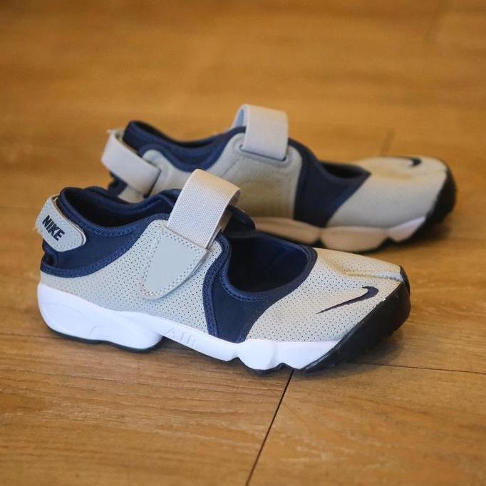 Nike Air Rift Women Casual Grey Navy Wanita