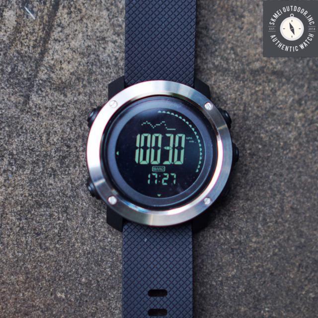 Jam Outdoor Skmei Traverse Altimeter Barometer Compass Original Dan Terpercaya