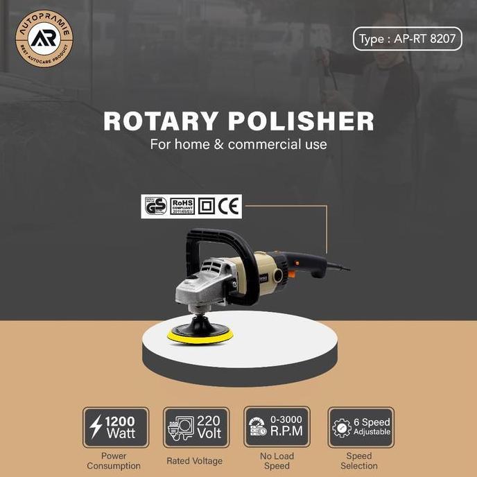 MESIN POLES ROTARY / POLISHER ROTARY AUTOPRAMIE / MESIN POLES MOBIL ORIGINAL DAN TERPERCAYA