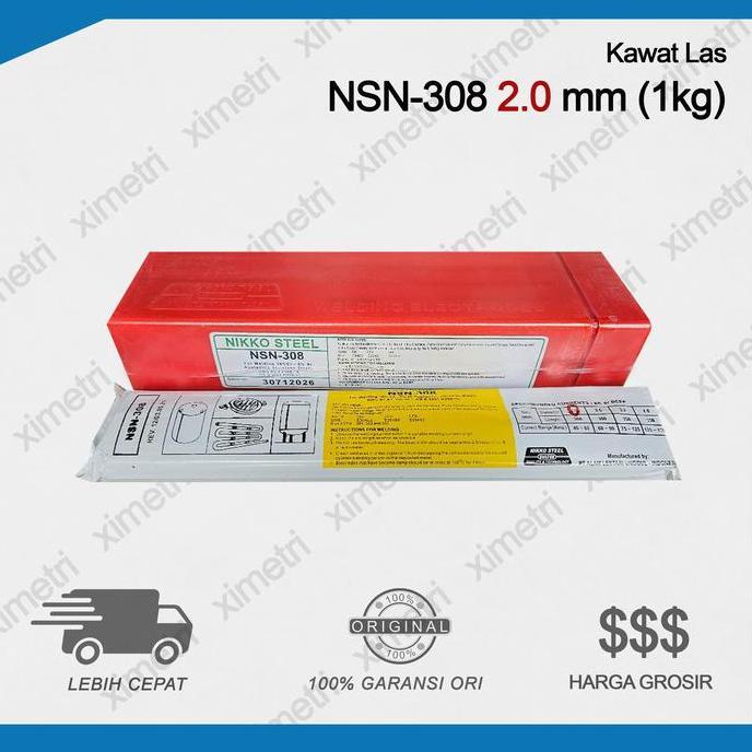 Kawat Las NSN 308 2.0 mm ( 1KG ) Nikko Steel / NSN308 2,0 mm Stainless