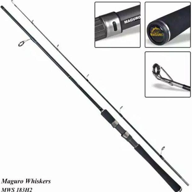 Joran Maguro Whiskers | Spinning | Galatama | Mas | Bawal | Lele