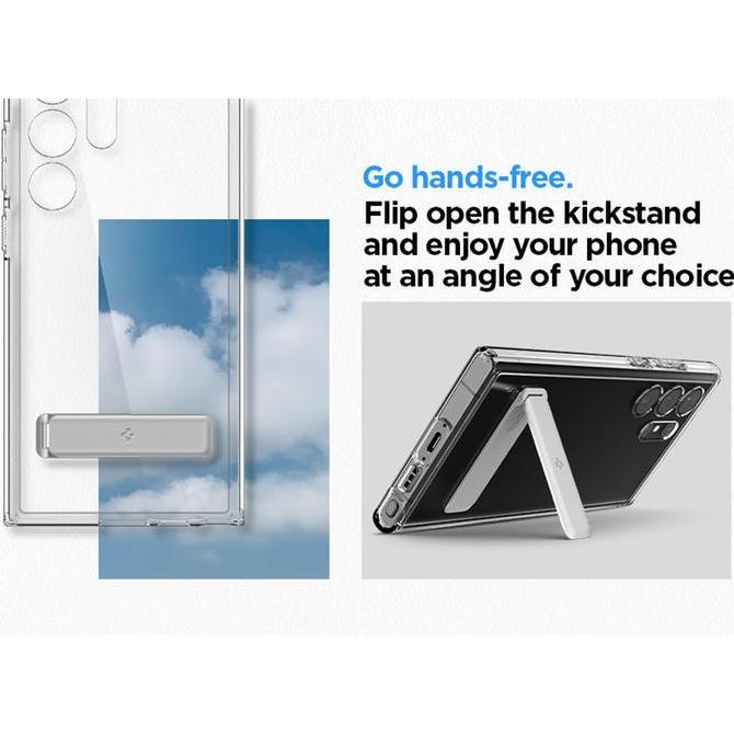 Case For Samsung Galaxy S23 Ultra Plus Spigen Ultra Hybrid S Stand Casing