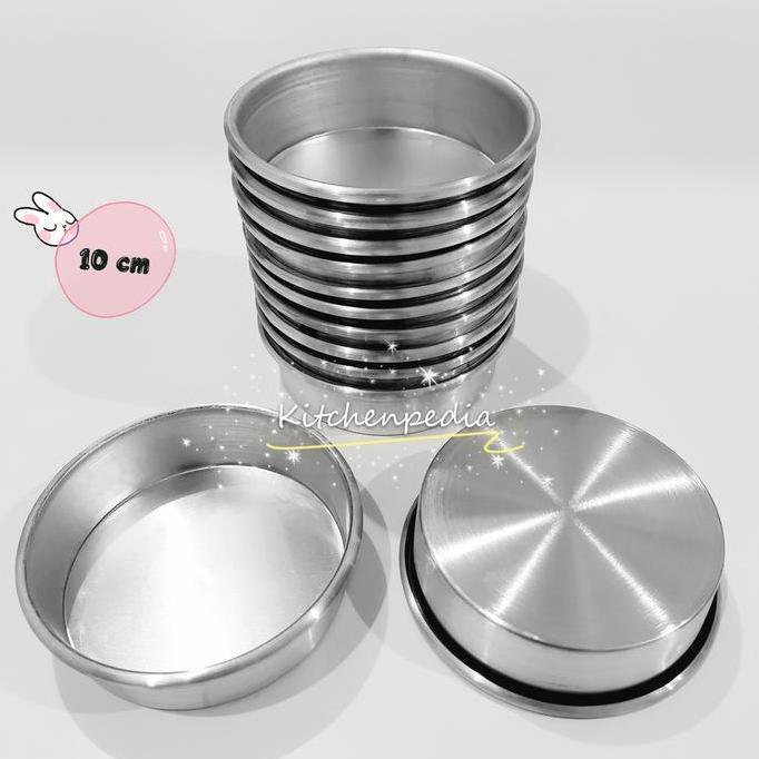 Kuekue- Loyang Bulat Cetakan Kue Bolu Bulat Loyang Bal Loyang Kue 10 Cm