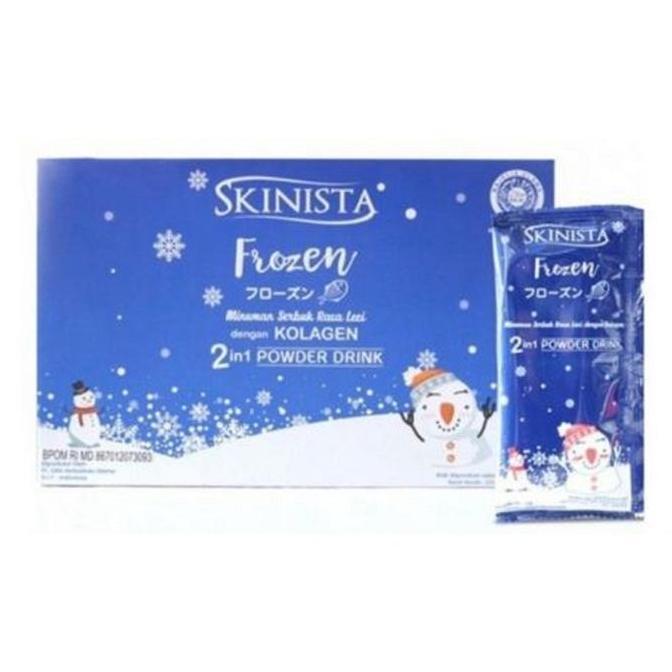 FROZEN COLLAGEN 2IN1 POWDER DRINK SKINISTA BPOM - FROZEN POWDER DRINK