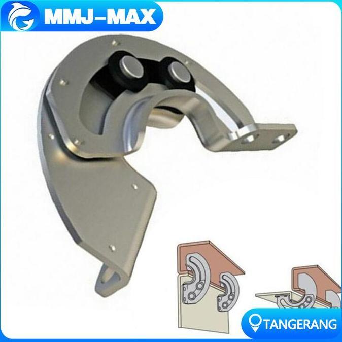 CALAVO Engsel Busur Batas 90 Derajat/Engsel Pintu Geser Tersembunyi