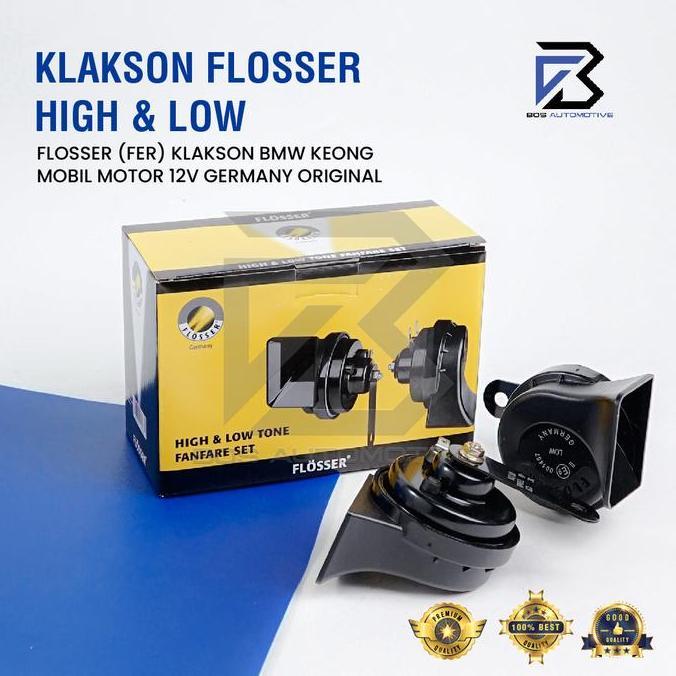 Klakson Keong Mobil Motor Flosser (FER) Klakson BMW Germany 12v Original
