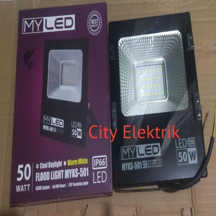 Best- Lampu Sorot / Lampu 50 Watt MY LED ( Putih )