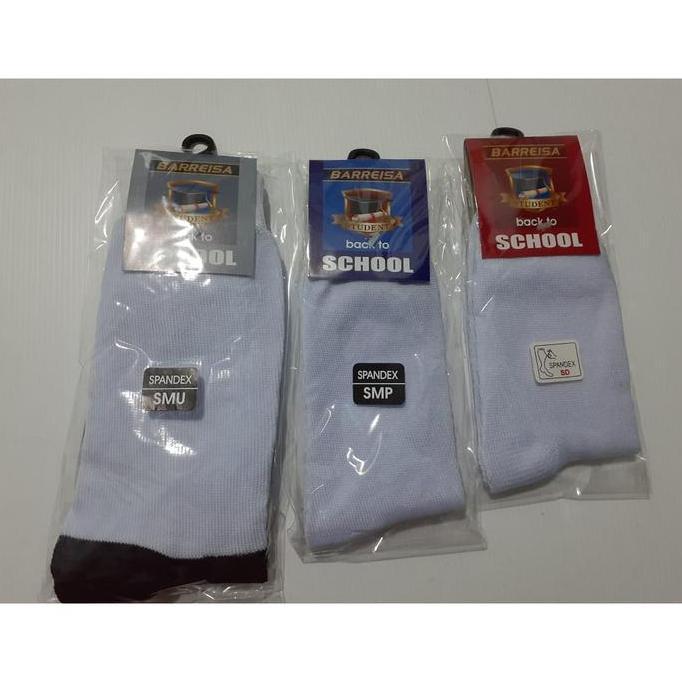 Cuci Gudang  Kaos Kaki Anak Laki Laki & Perempuan Bahan Spandex Untuk Sekolah Sd Smp Sma