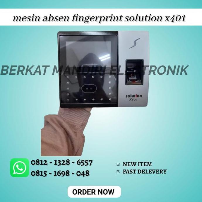 Officeqyu- Mesin Absen Solution X 601 / Solution Fingerprint X601