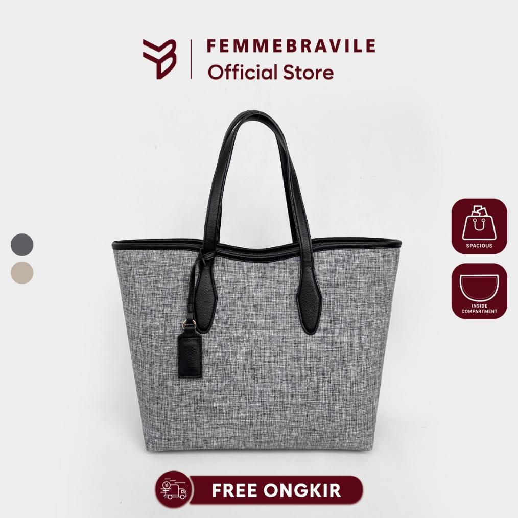 Femmebravile | tas kerja wanita elegan | tas tote bag - GABY bag