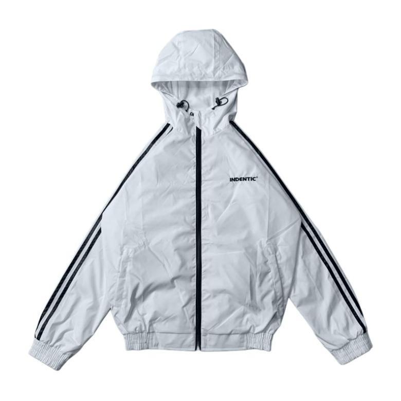 Indentic Jacket Running White Outdoor Pria Wanita