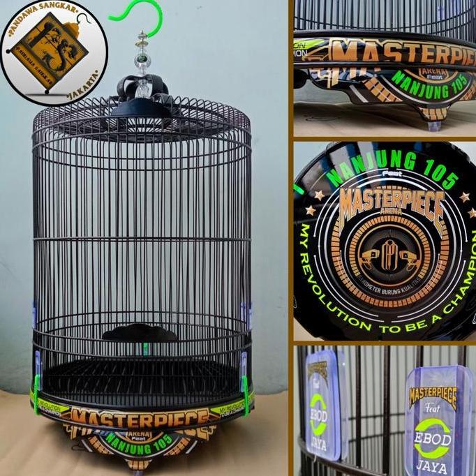 ASLI SANGKAR/KANDANG MURAI EBOD JAYA PVC DECAL NANJUNG 105 MASTEIECE READY STOCK