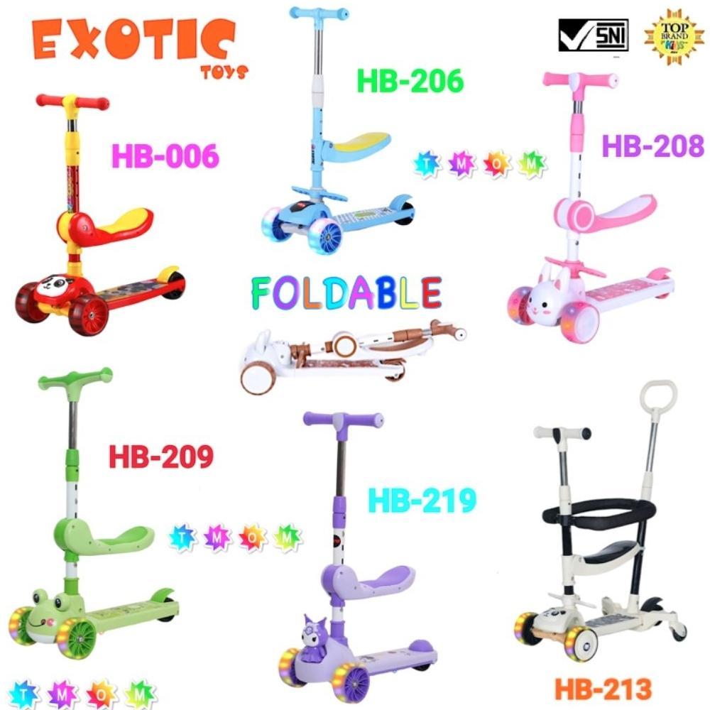 Skuter Otoped Kursi Bangku Anak Panda Kelinci Kodok Katak Exotic ET HB006 HB 006 HB-006 HB206 HB 206