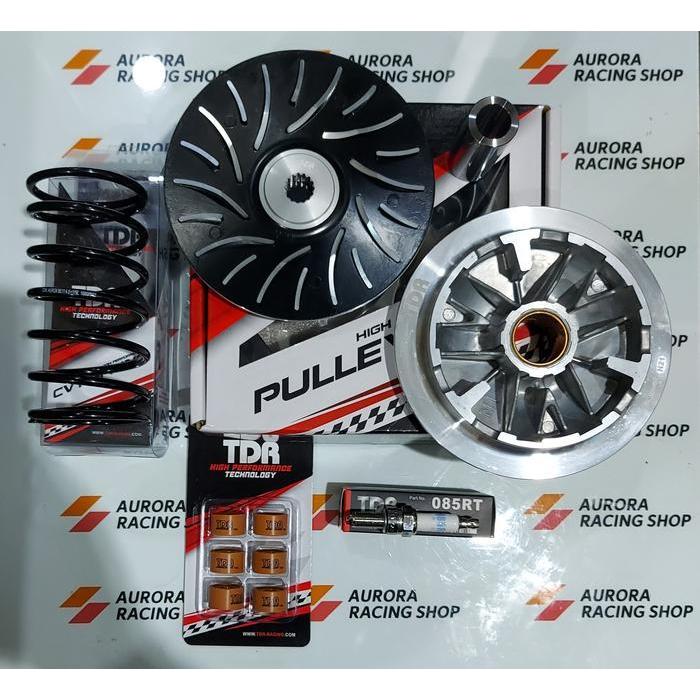 Paket Akselerasi Tdr Aerox 155 - Cvt Pulley - Roller - Busi - Per Cvt - Original Original Dan Terper
