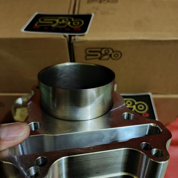 S90 Block Full Billet V-Pro Size 65Mm / 68Mm / 70Mm / 72Mm / 75Mm Pnp Mx King/Mx135/Aerox155/R15 Dij