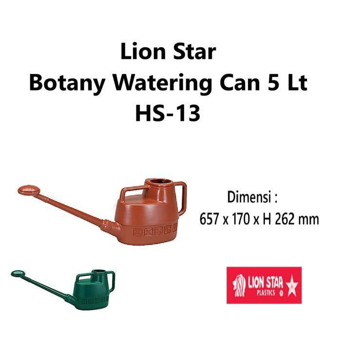 Lion Star Teko Plastik Siram Tanaman 5L Penyiram Bunga hs-13 botany watering can