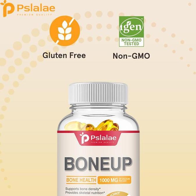 Pslalae-Suplemen Boneup-Mengandung Vitamin C, Vitamin D, Kalsium, Seng, Tembaga, Mangan, Kalium, Vit