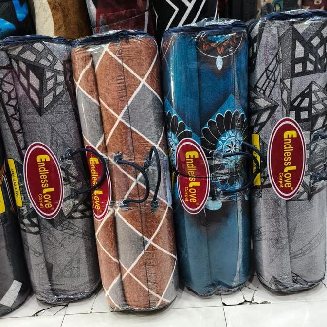 ENDLESS LOVE 190x220+Tas / Karpet Busa Malaysia Extra Tebal 23mm ukuran Besar 1,90x2,20 meter