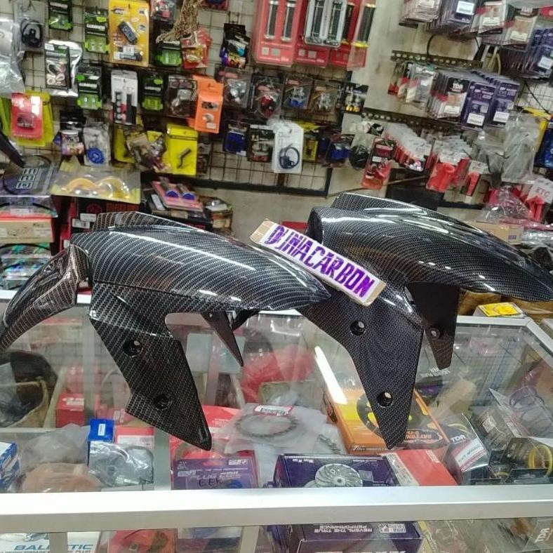 spakbor depan ninja 250 karbu/250fi carbon