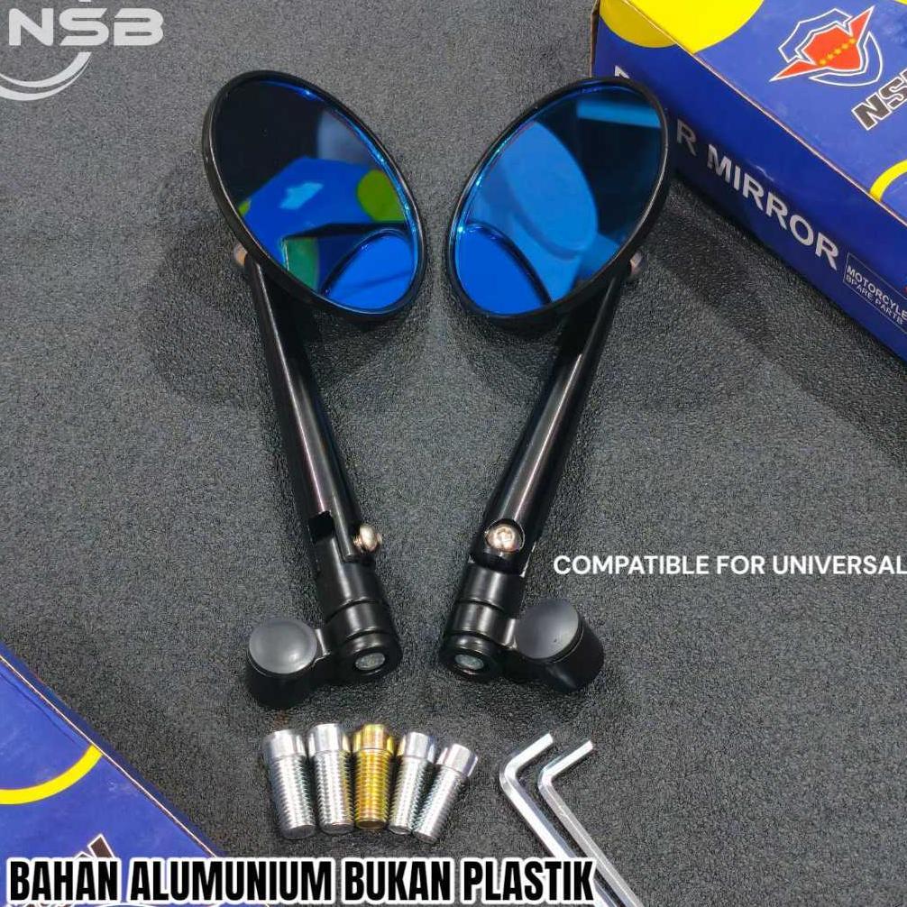 SPION BULAT JOKOWI SPION BULAT CLASSIC BAHAN CNC ALUMUNIUM KACA BIRU SPION MATIC SPION VESPA BULAT K