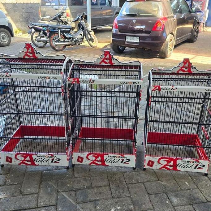 SIAPKIRIM Sangkar kotak Ebod jaya no 1 2 dan 3 decal water ruji bambu READY STOCK