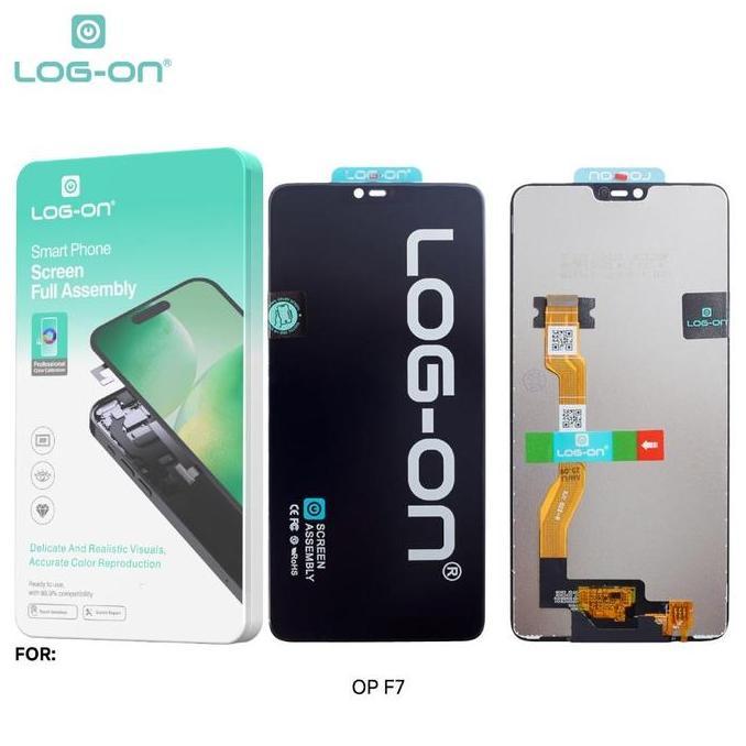 TERMURAH - LOG-ON LCD TOUCHSCREEN UNTUK OPPO F7 CPH1819 F7 PRO CPH1821 LCD TS FULLSET Layar HP Touch