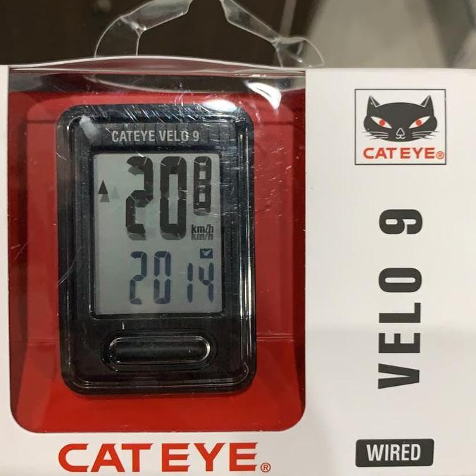 Promo speedometer sepeda Cat Eye Velo 9 Diskon