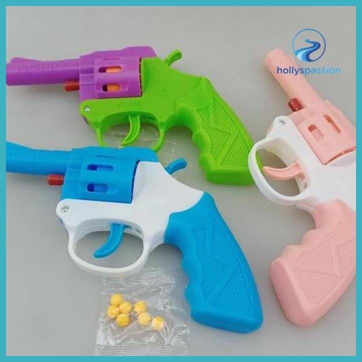 (ORI) MAINAN PISTOLAN ANAK MAINAN PISTOL PELURU BB GU 3D MINI PISTOL GLOCK TOY KECANTIKAN PESTA DEKO