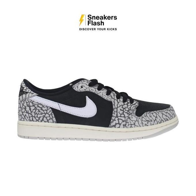 Sepatu Sneakers Wanita AIR JORDAN 1 LOW OG BLACK CEMENT - CZ0771