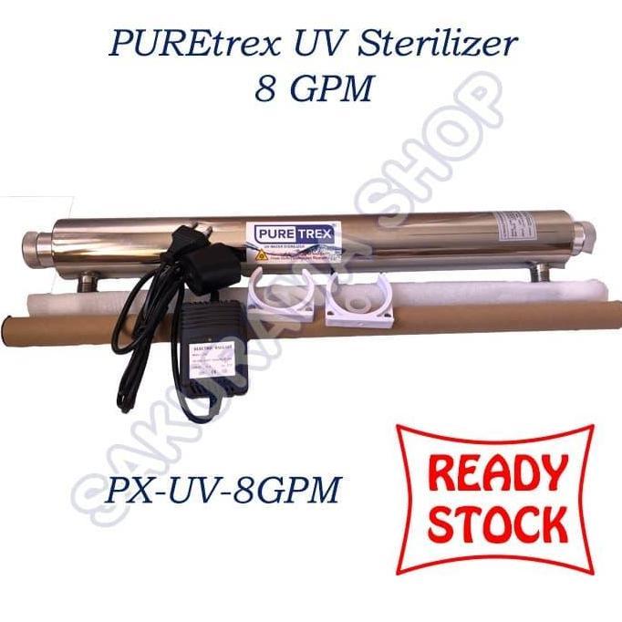 Puretrex Uv Sterilizer 8Gpm | Ro Uv Sterilizer Lampu Uv Sterilizer Terbaru
