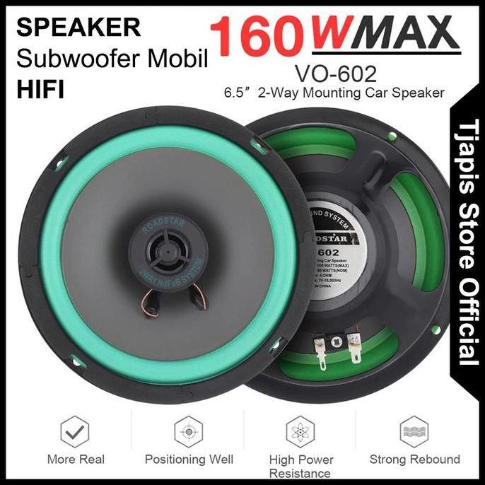 Roadstar Speaker Listrik Subwoofer Mobil hifi 4 - 5 - 6.5 Inch - 1pcs for car system sound miniatur 