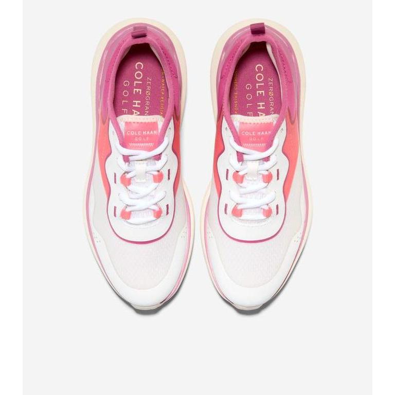 Cole Haan Women Zerogrand Fairway Golf - Sepatu Wanita (White)